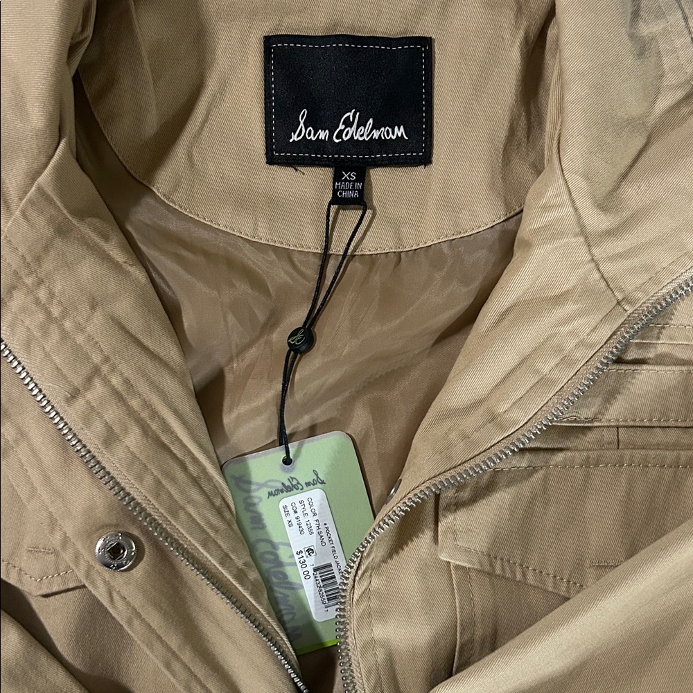 Sam Edelman Men's Beige Trench Coat